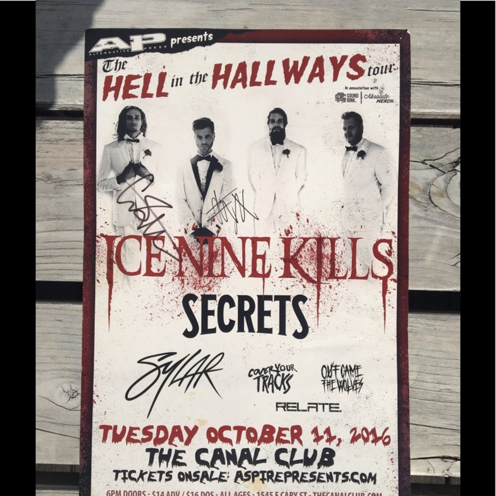 ICE NINE KILLS - SIGNED VENUE POSTERS